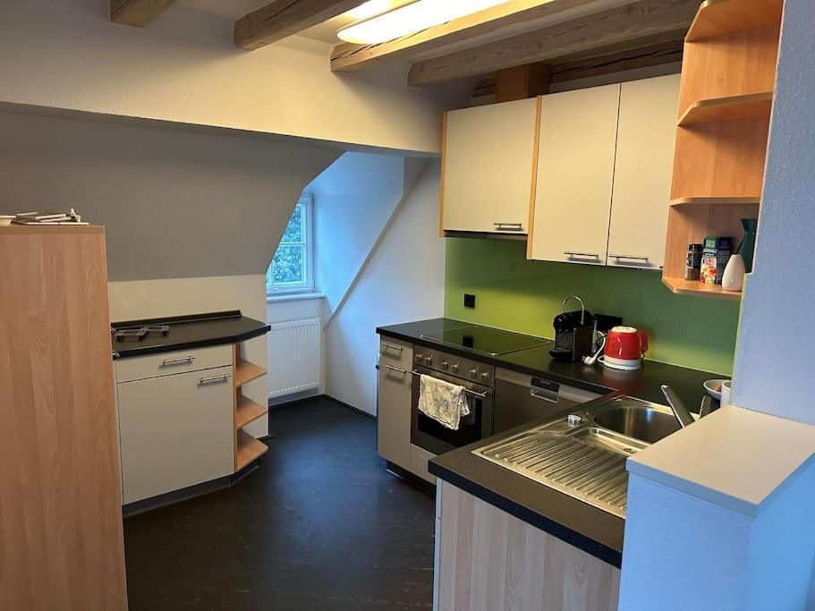 Panorama Penthouse In Wunderschoener Villa Kassel Esterno foto